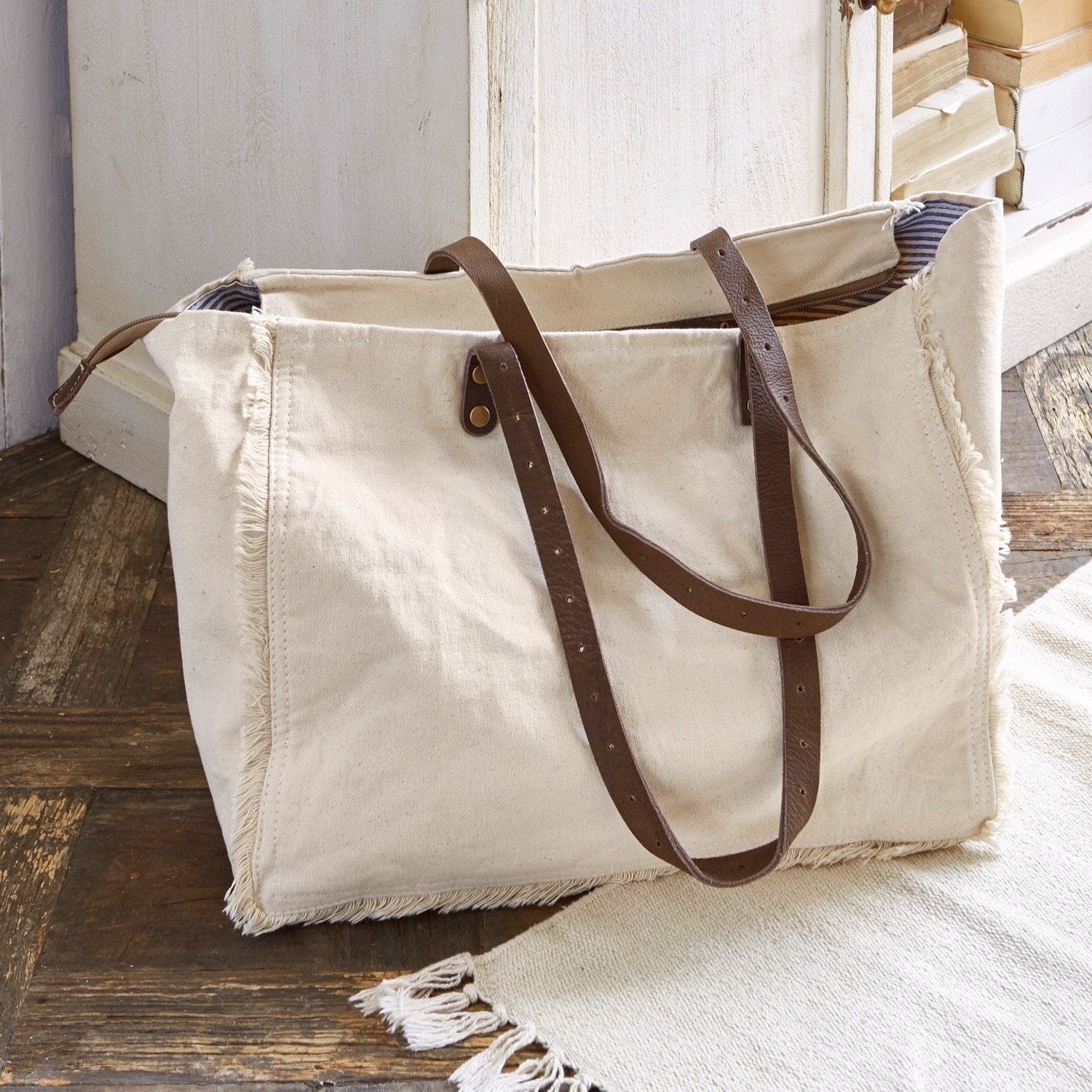 Tasche Cloe creme/braun