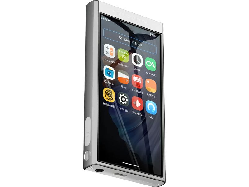 HiBy HiRes-Player M300 Silber Hi-Res tragbarer Android-Musikplayer