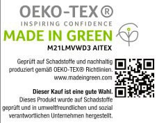 andas Bettwäsche »Sari2 in Gr. 135x200 oder 155x220 cm« 2 tlg. aus Baumwolle, uni Bettwäsche in Seersucker Qualität ideal für Sommer