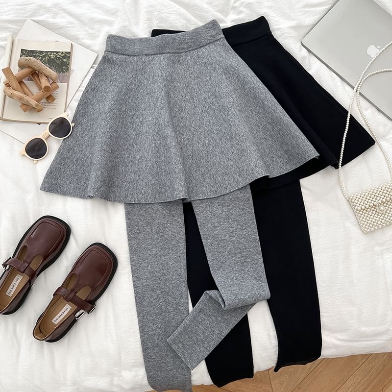 Babique - Legging met hoge taille en rokoverlay