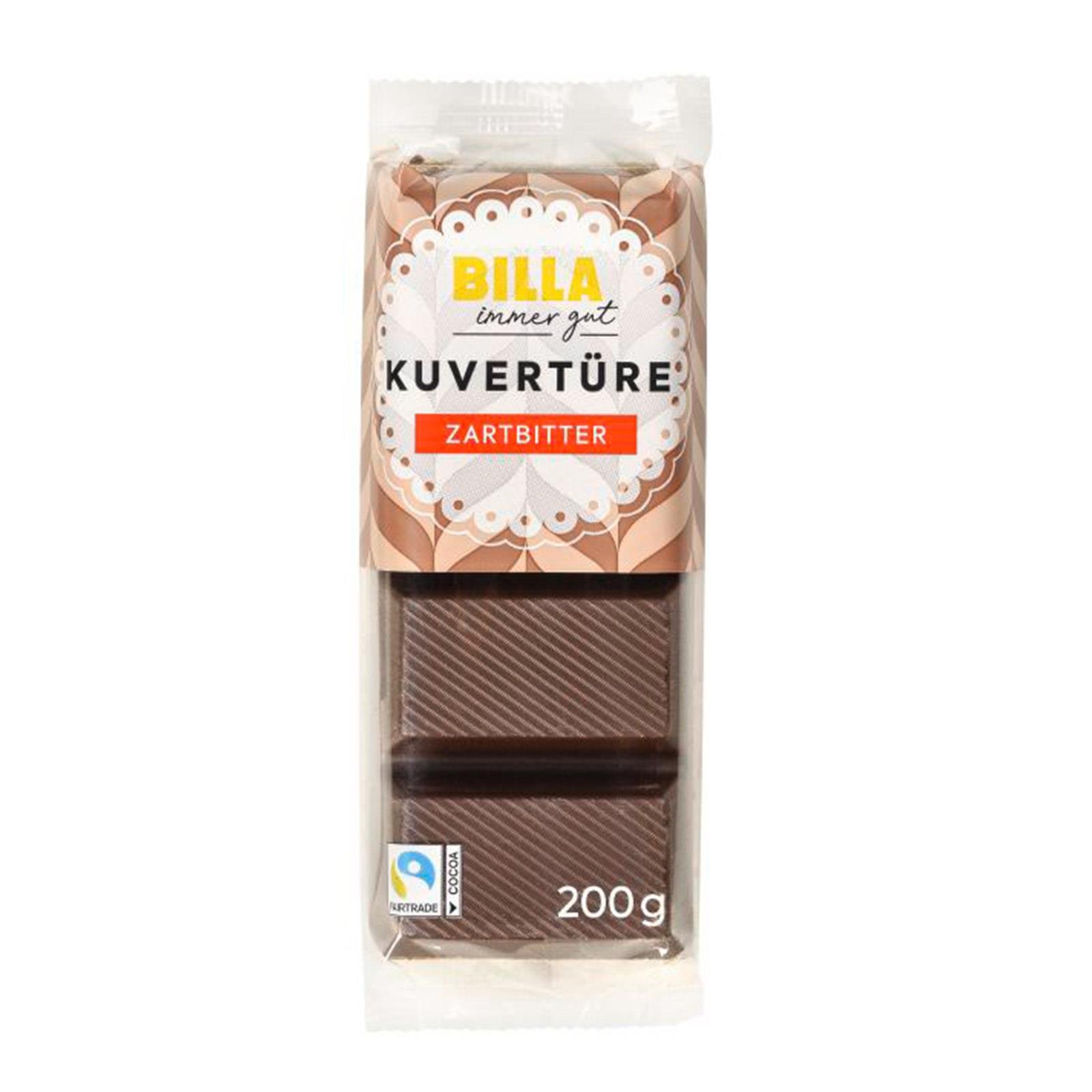 BILLA Kuvertüre Zartbitter