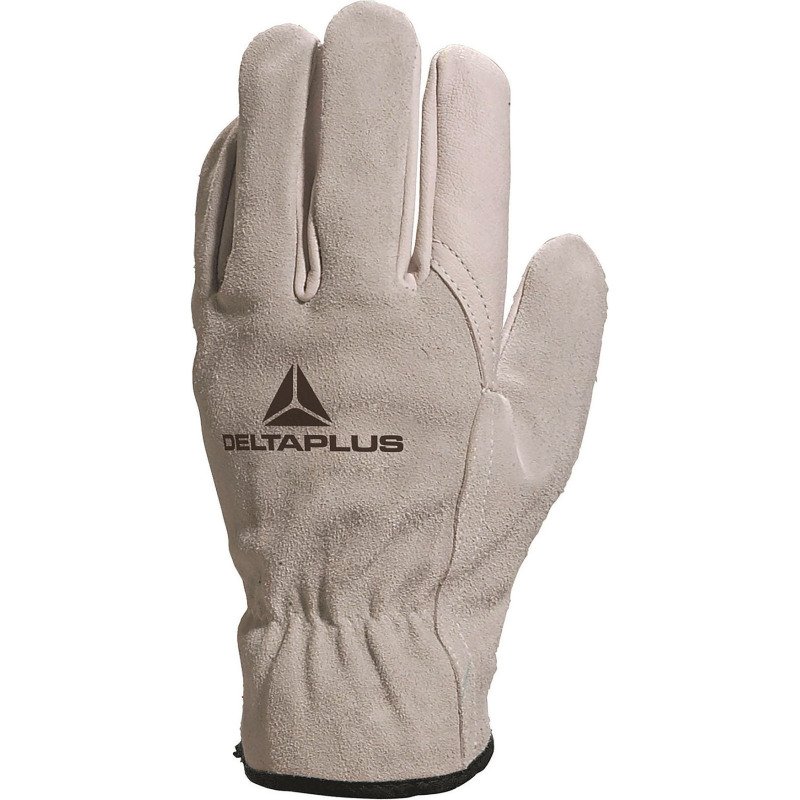 Gants de manutention cuir et croûte de cuir Delta Plus FCN29 - La paire