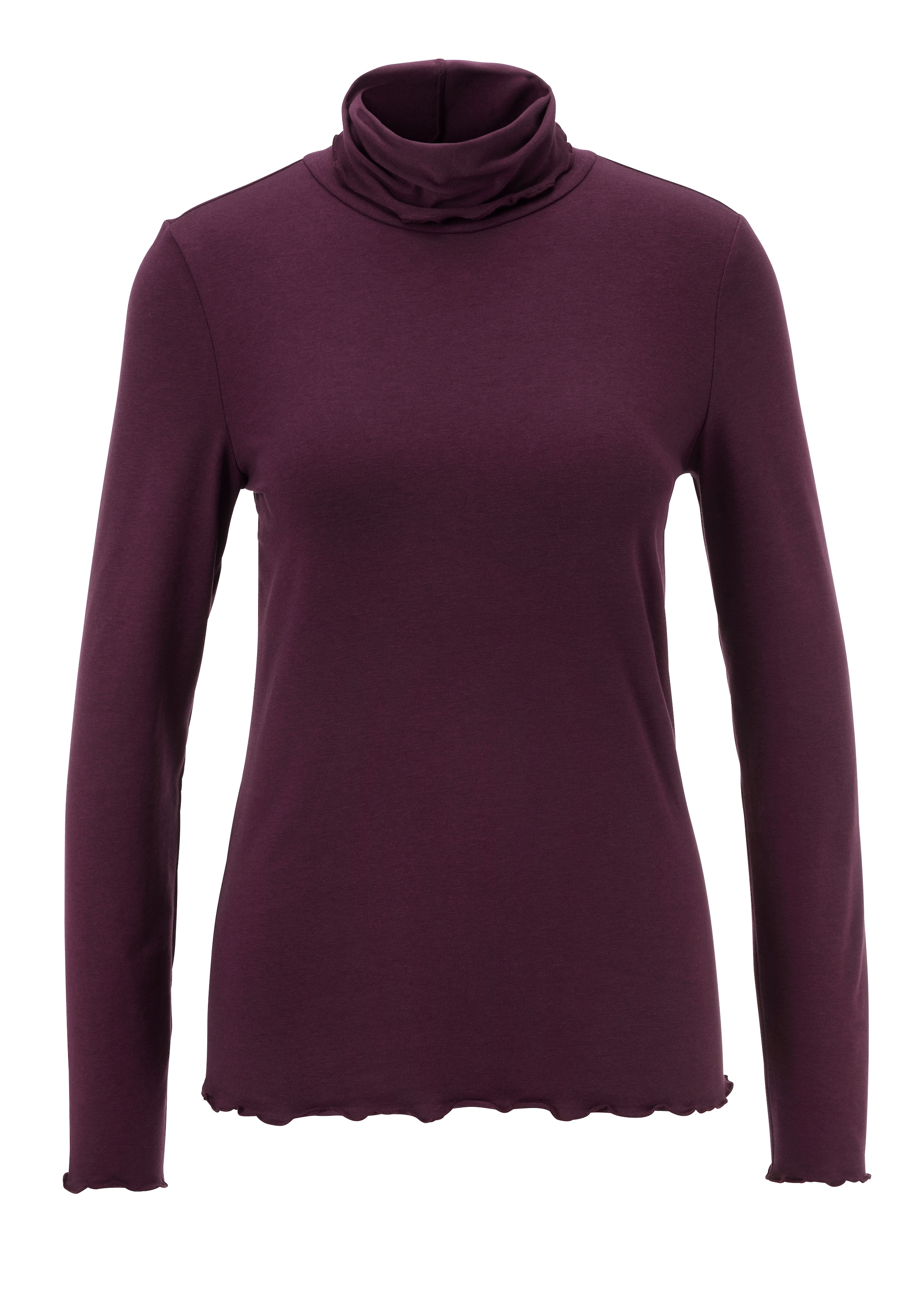 Aniston CASUAL Rollkragenshirt , mit gewellten Abschlüssen - NEUE KOLLEKTION