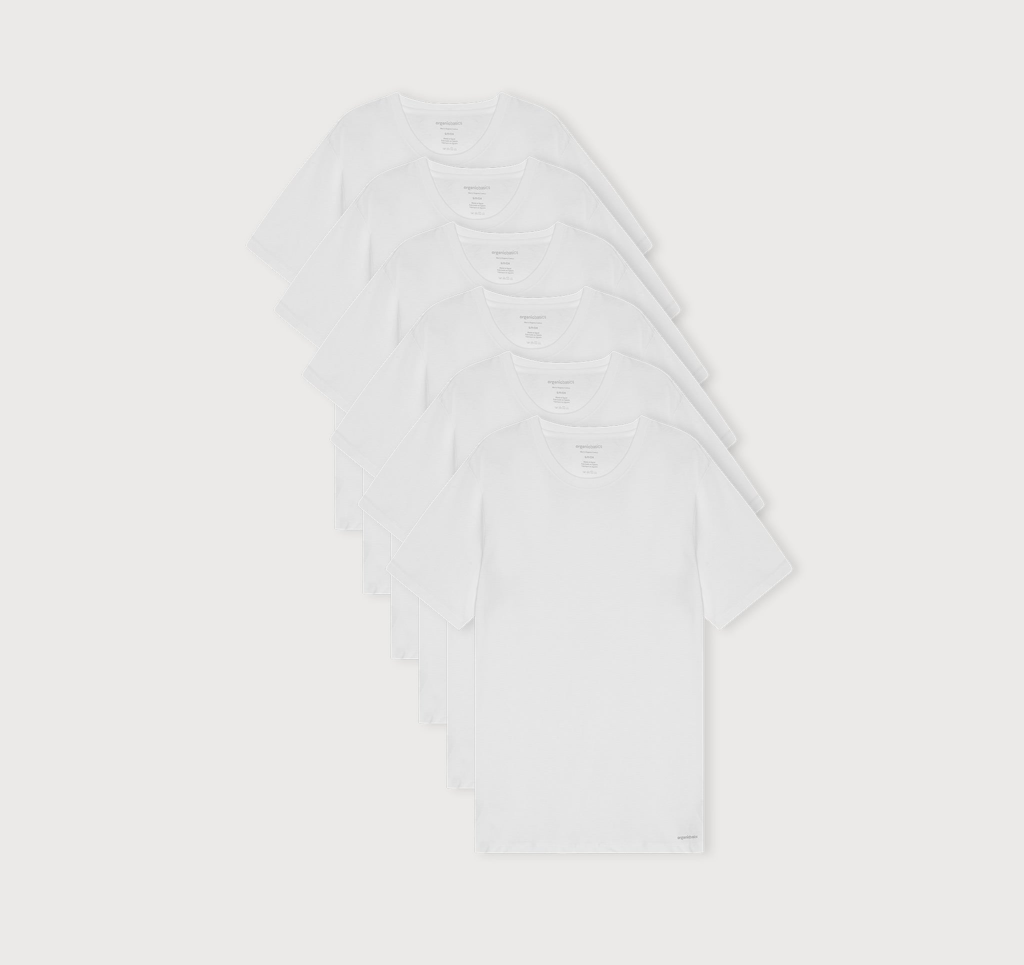 ORGANIC COTTON<br>True Crewneck Tee 6-Pack
