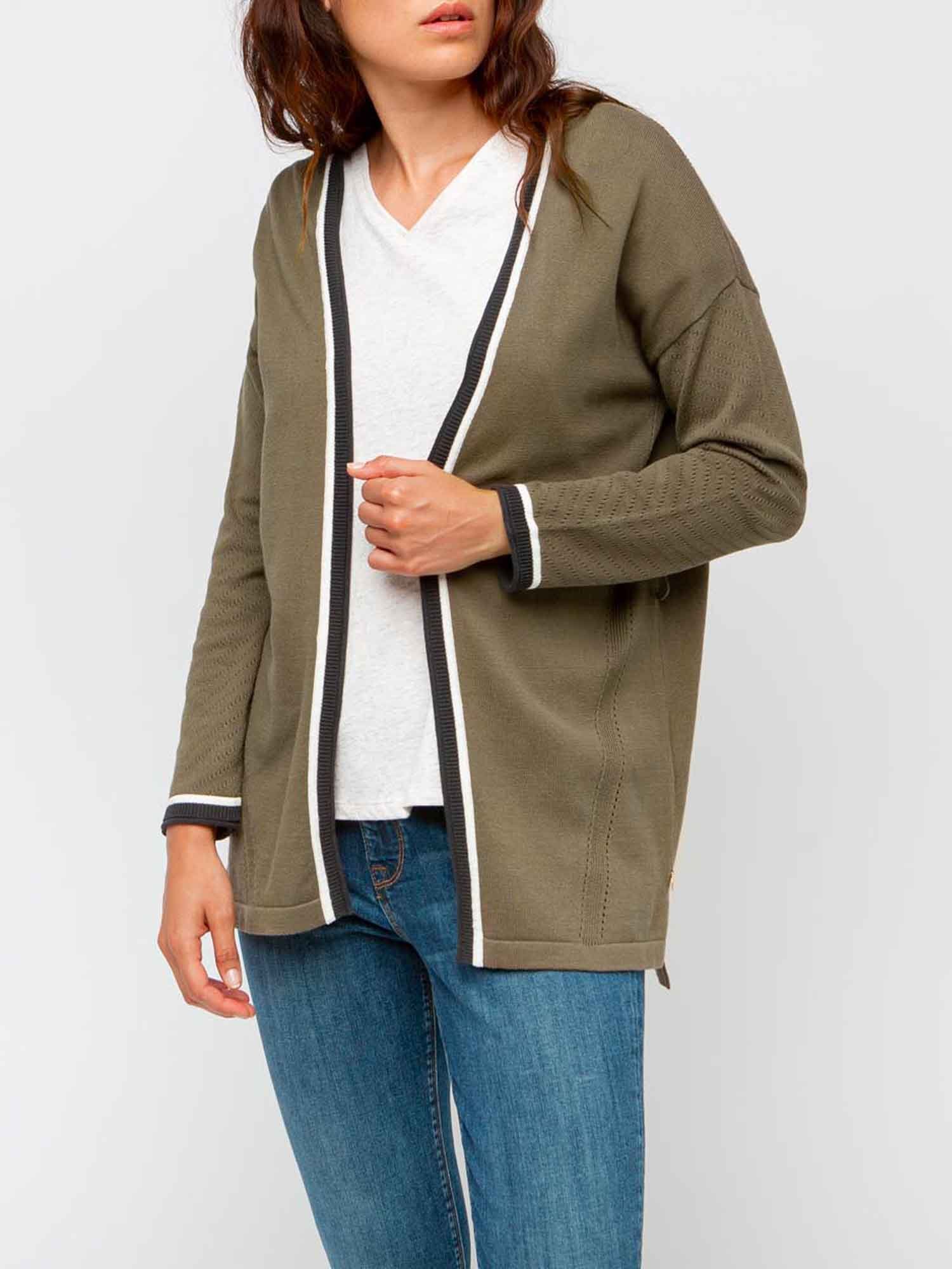 Gilet Femme Coton Biologique Kaki