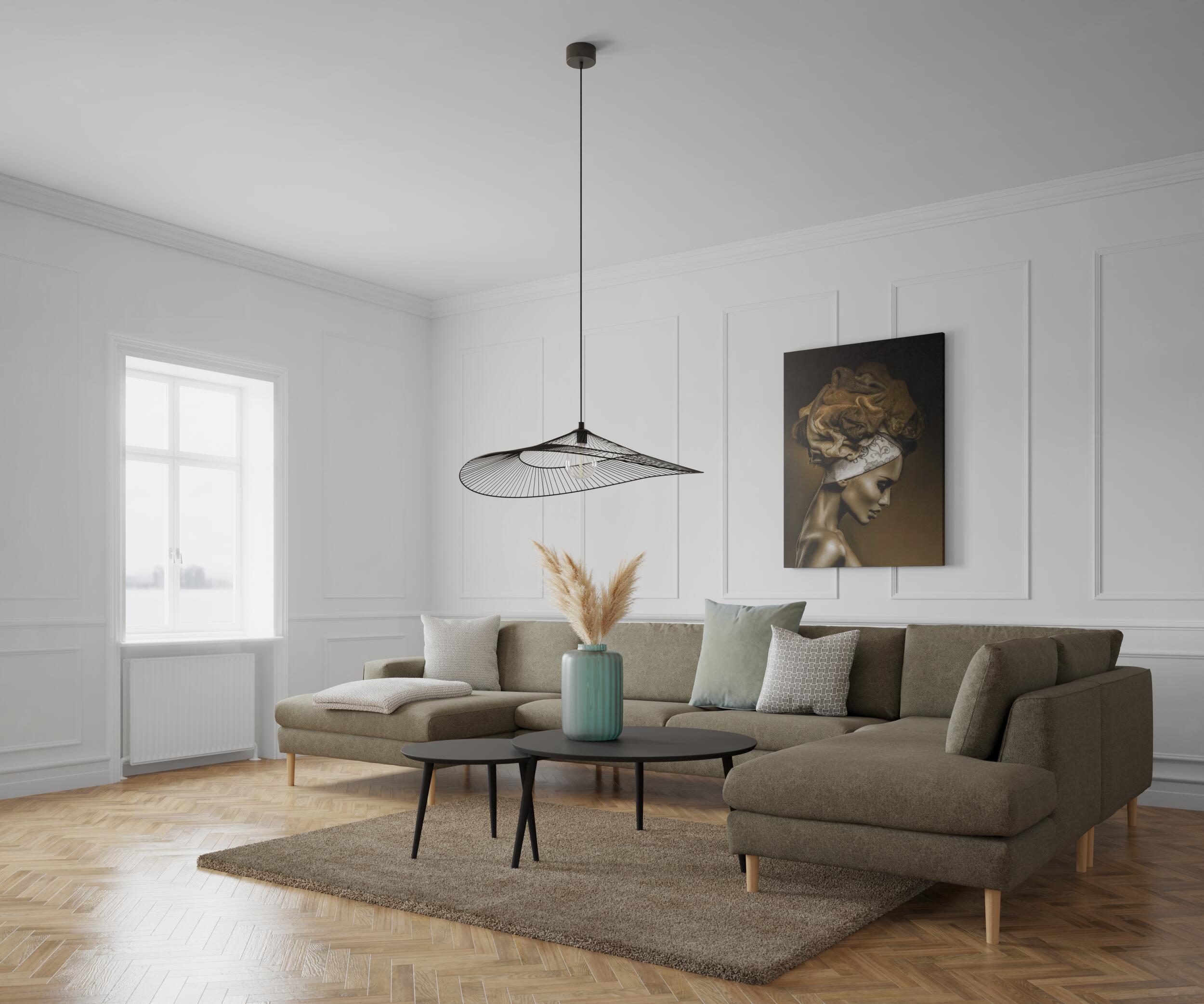 Nyland højrevendt hjørnesofa med chaiselong