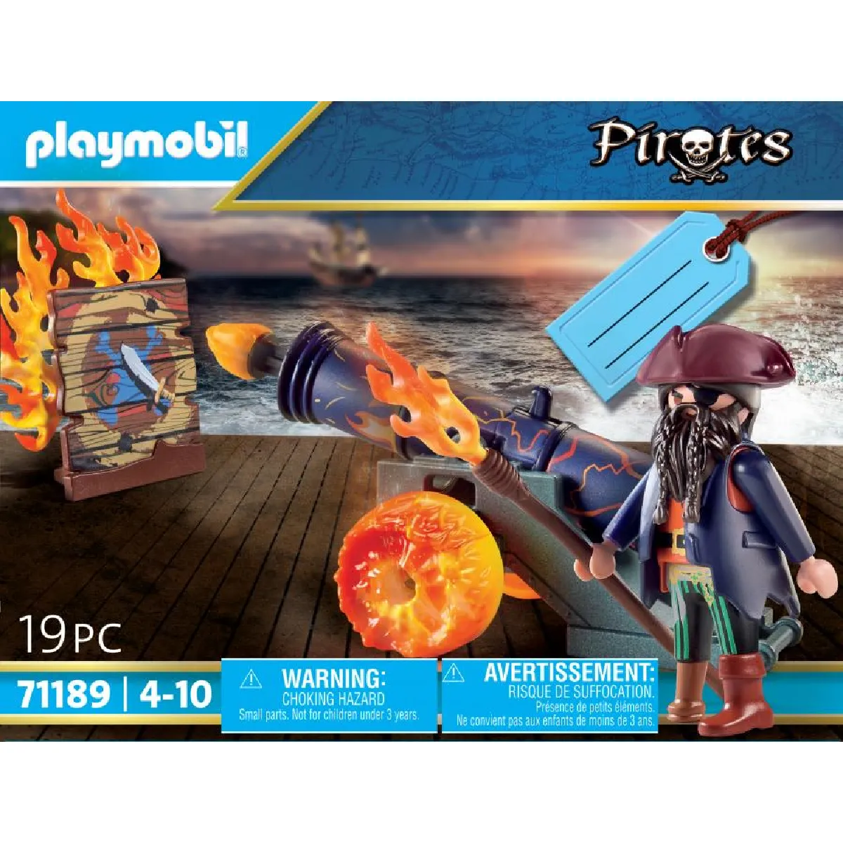 Playmobil® PLAYMOBIL 71189 Pirate et canon de feu