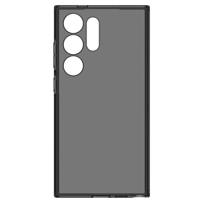 Samsung Galaxy S24 Ultra Liquid Crystal Case Gummi Hülle (ACS07284) - Space Crystal (Grau / Transparent)