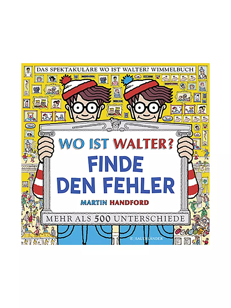 SAUERLAENDER VERLAG Wo ist Walter? Finde den Fehler keine Farbe