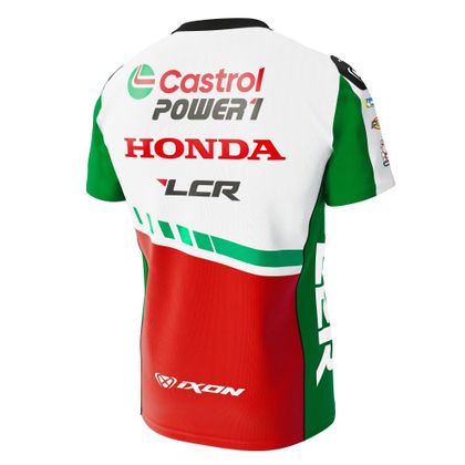 T-Shirt manches courtes Ixon TS1 LCRC REPLICA CASTROL 24 - Blanc / Rouge