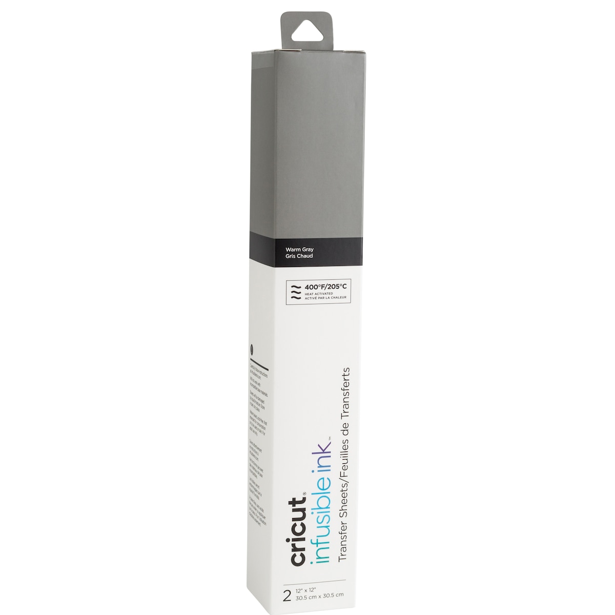 Cricut Infusible Ink overføringsark 2-pk. (varm grå)