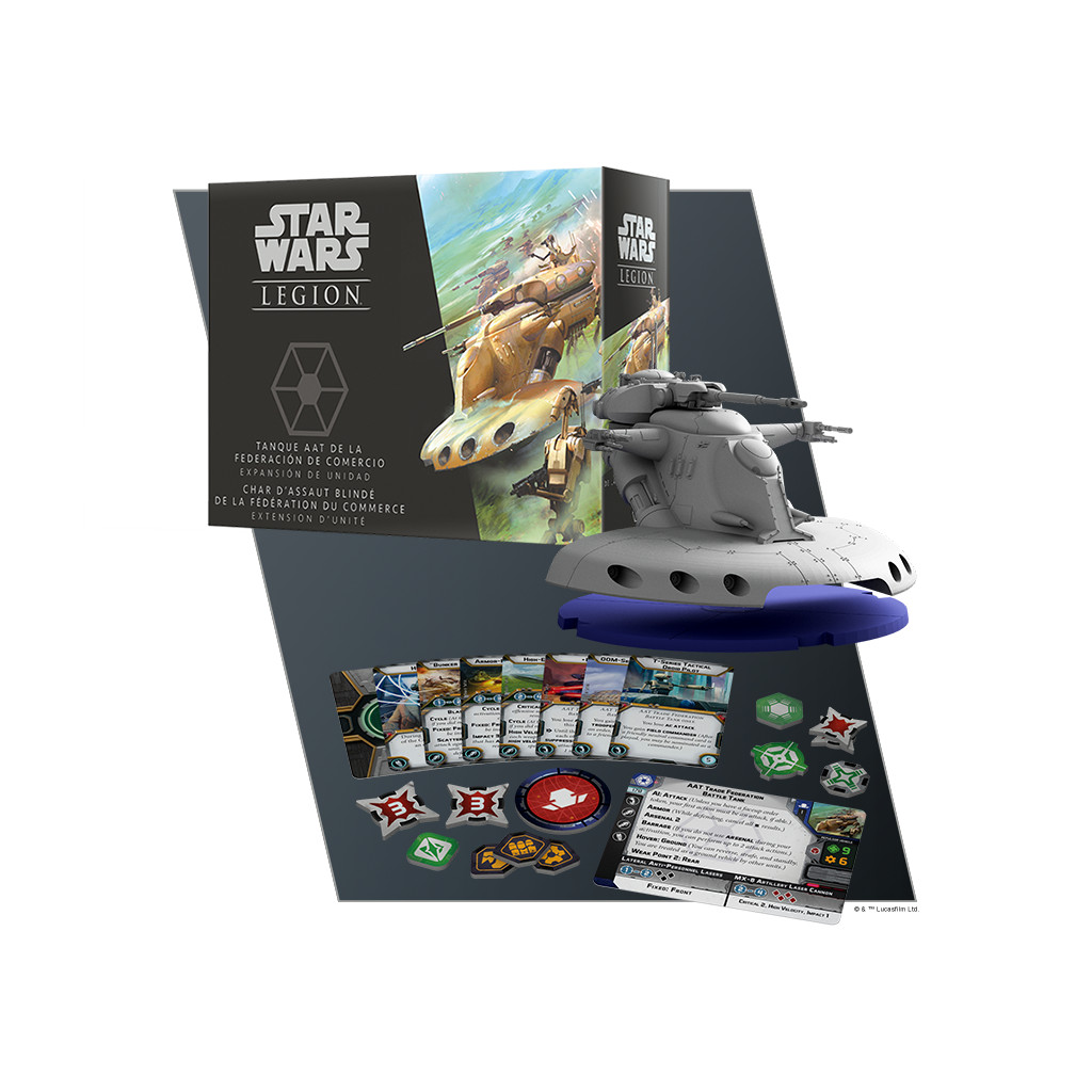 Star Wars : Légion - Char d'Assaut Blindé de la Fédération du Commerce