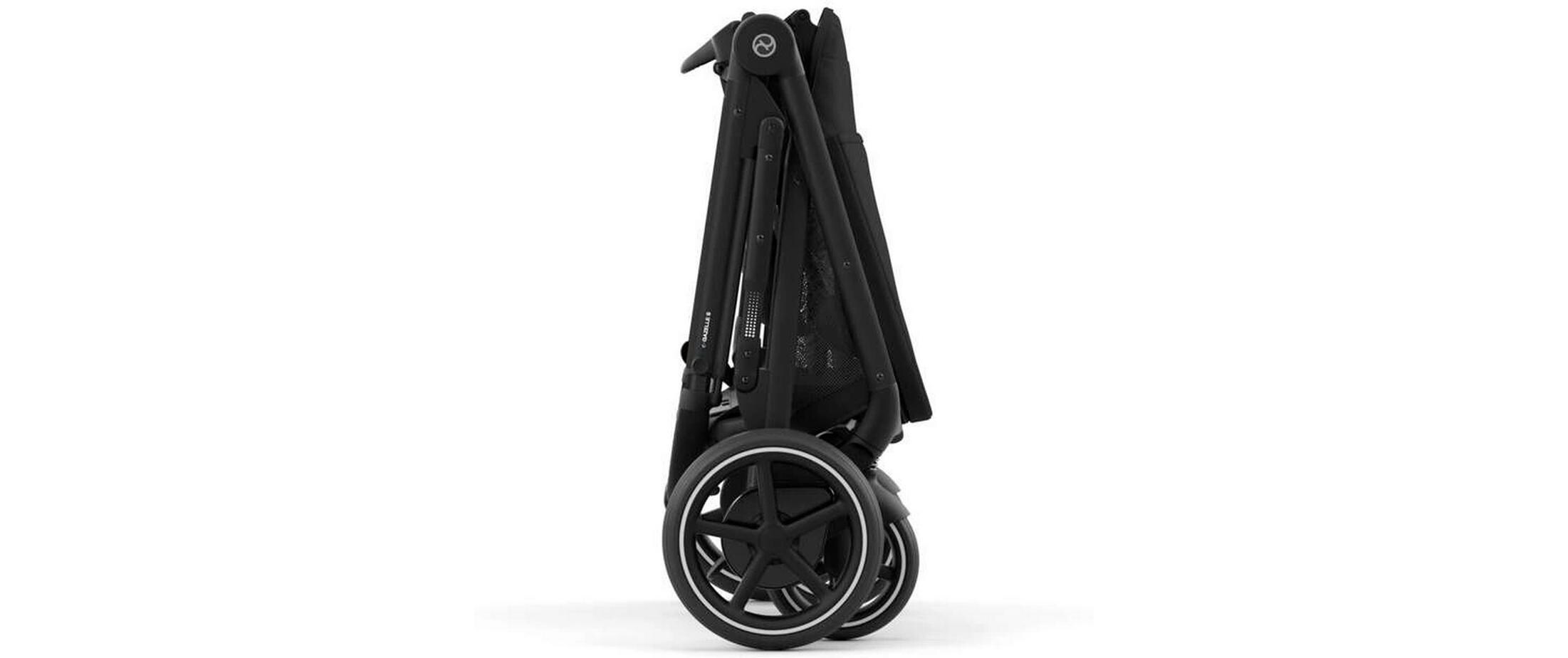 Kinderwagen eGazelle S Schwarz<br>Elektrischer Kinderwagen mit 20 Kombinationen