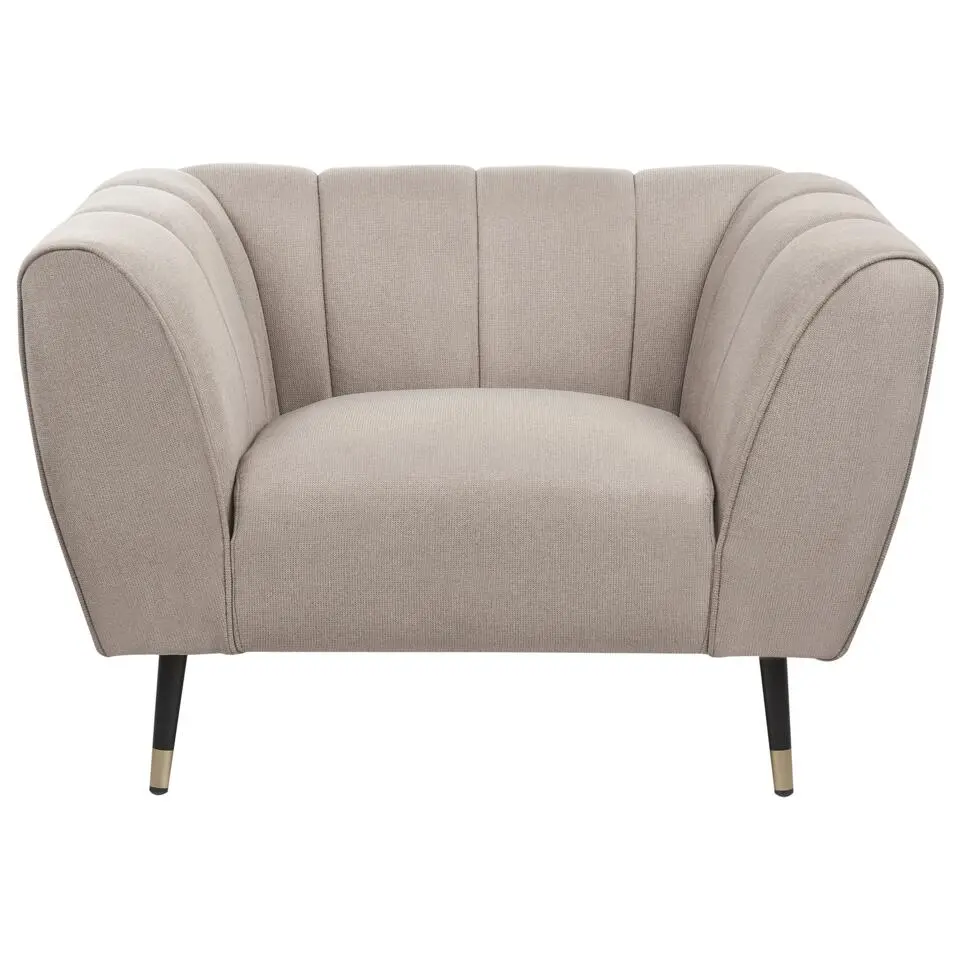 ORSTA - Fauteuil - Taupe - Polyester