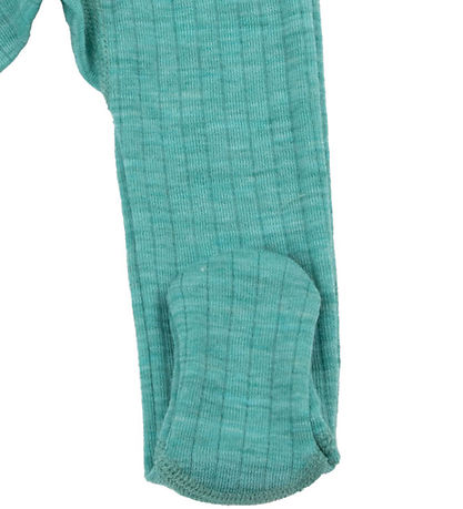 Joha Leggings m. F?dder - Uld -  Grøn