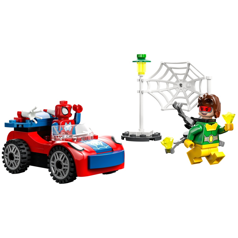 LEGO Marvel 10789 Spidey und seine Freunde Spider-Mans Auto und Doc Ock Set