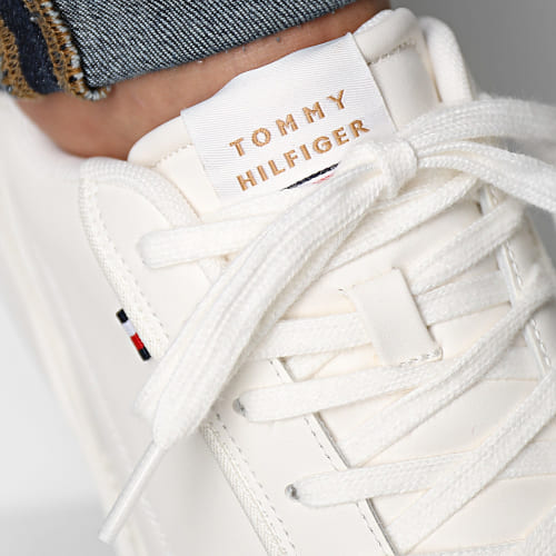 Baskets Low Cup Leather 4827 Ancient White