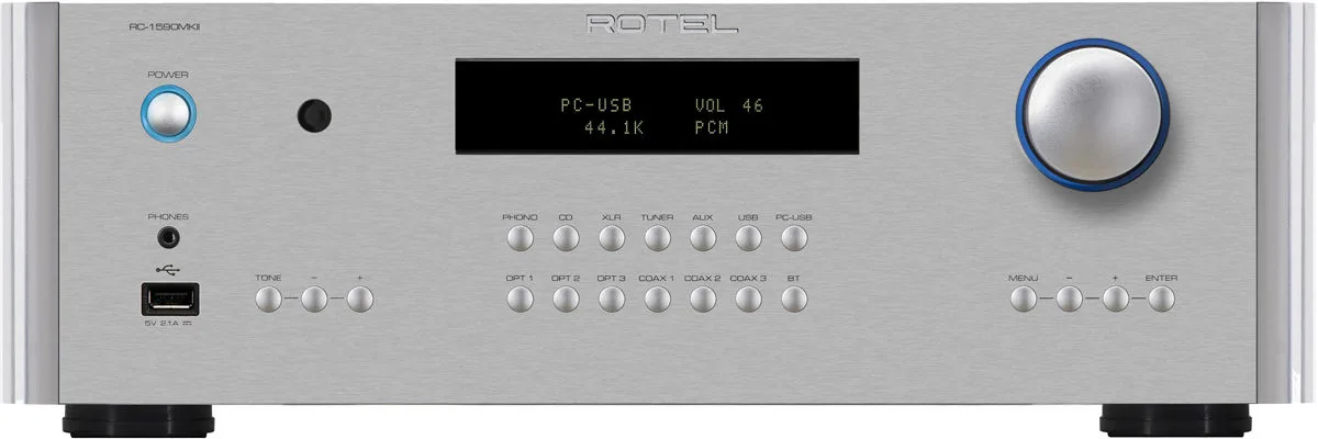 Rotel RC-1590 MKII Silver Préamplis hi-fi