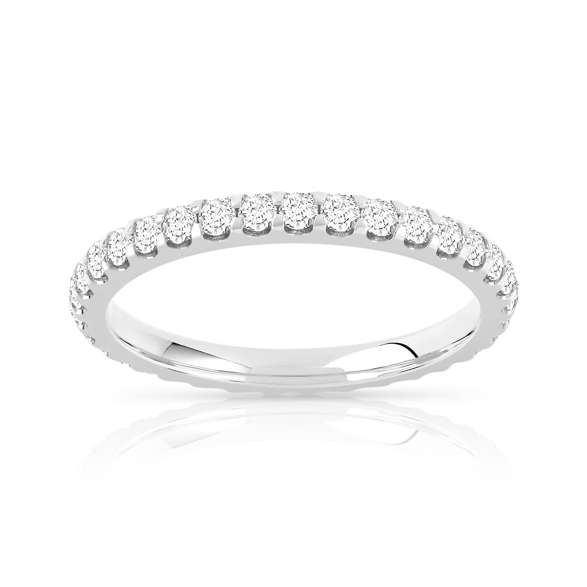 Alliance or 750 blanc diamant H/P1
