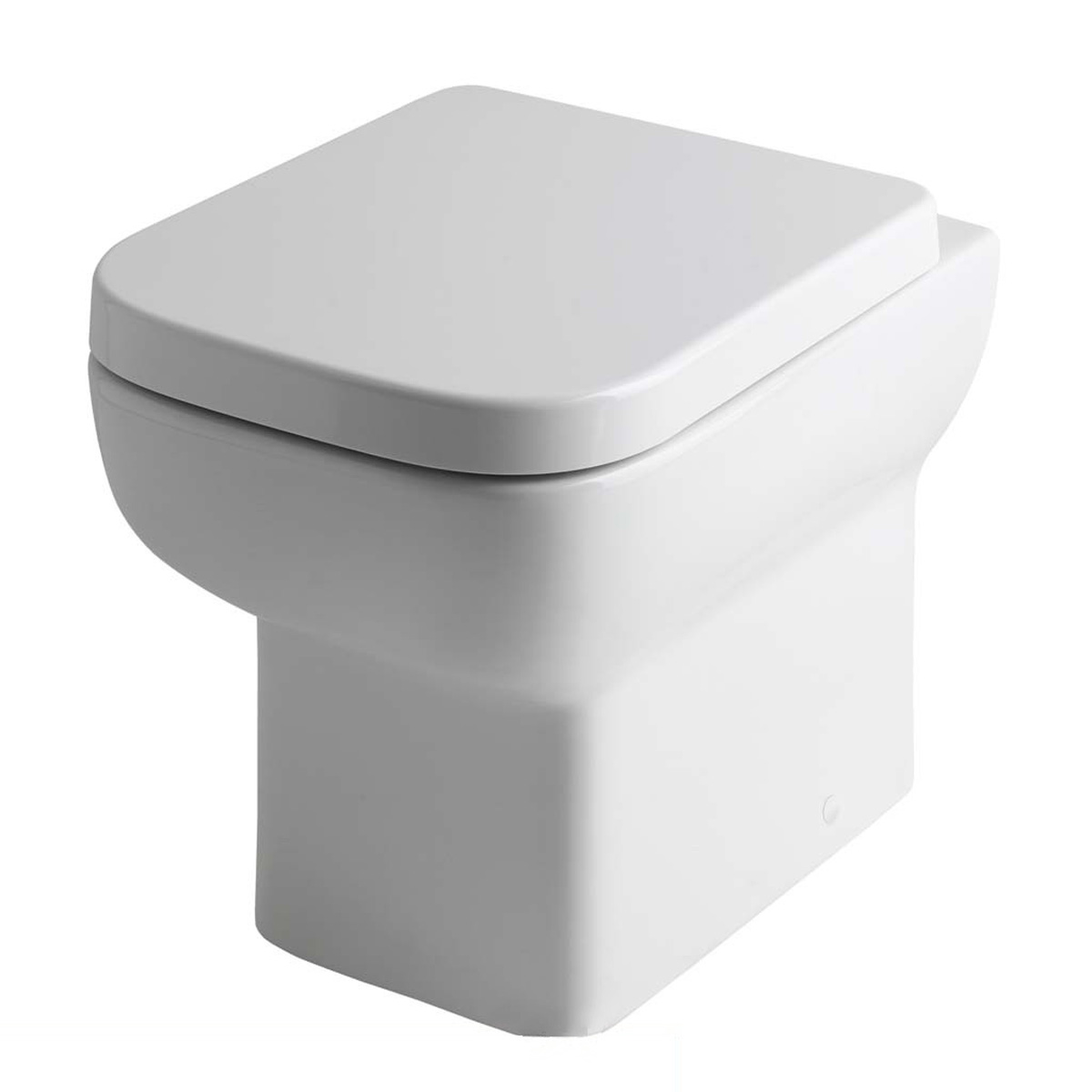 Eastbrook Bijou Comfort staand randloos toilet wit glans