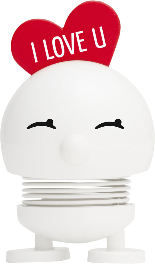 Hoptimist Hoptimist Baby Bimble LOVE - White Hvid