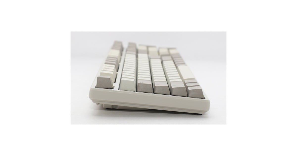 DuckyOrigin Vintage, toetsenbord  (Grijs, US lay-out, Cherry MX Blue, hot swap, PBT Double-Shot Keycaps)