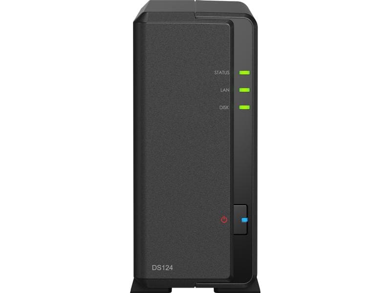 Synology NAS DiskStation DS124 1-bay NAS mit 1 Laufwerkschacht