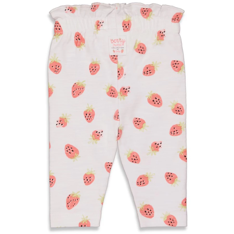Feetje Leggings Berry Sweet Weiß