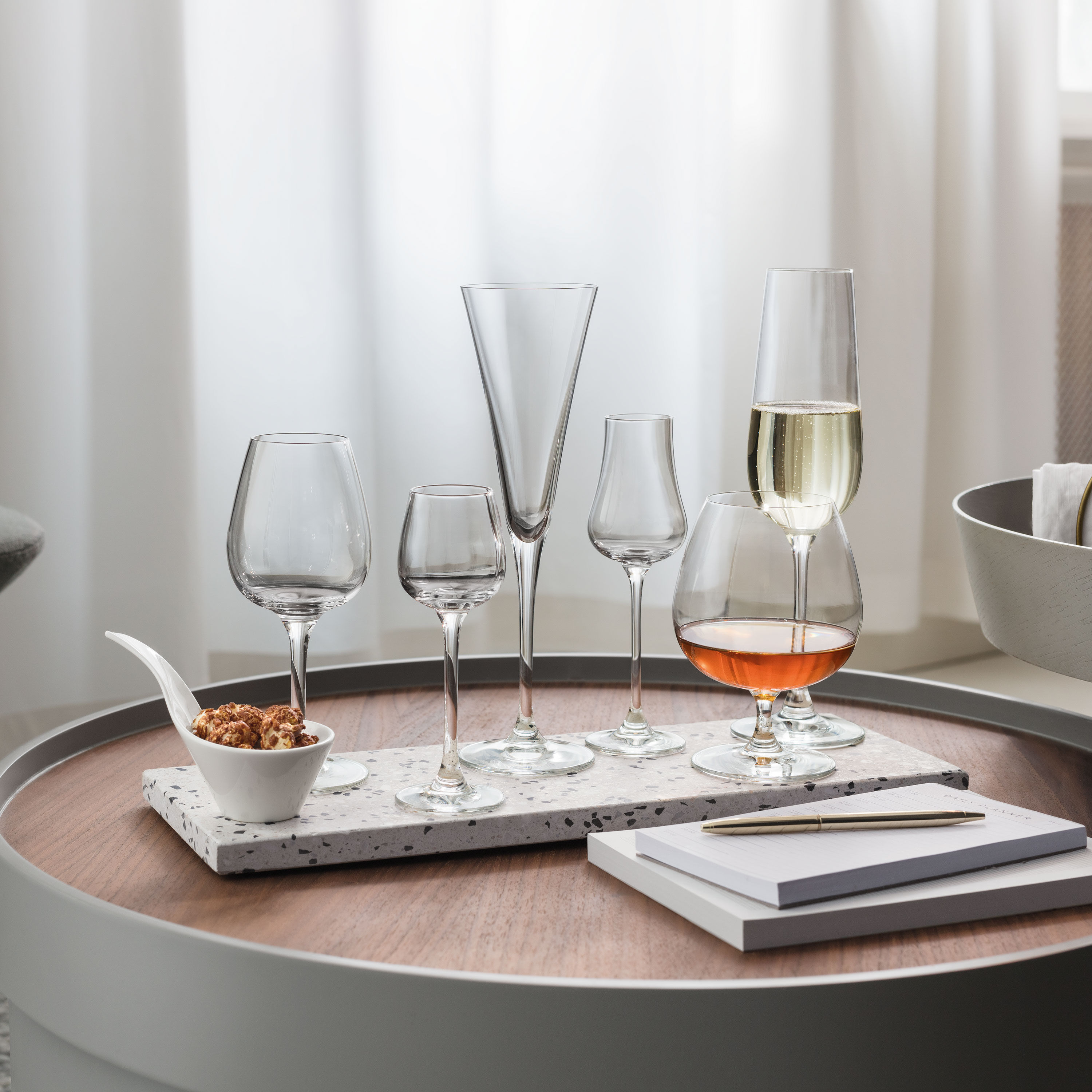 Purismo Champagne glass Clear, 9.2 oz, crystal glass