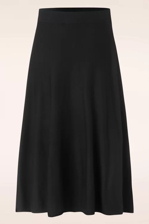 Banned Retro Knit dream rok in zwart