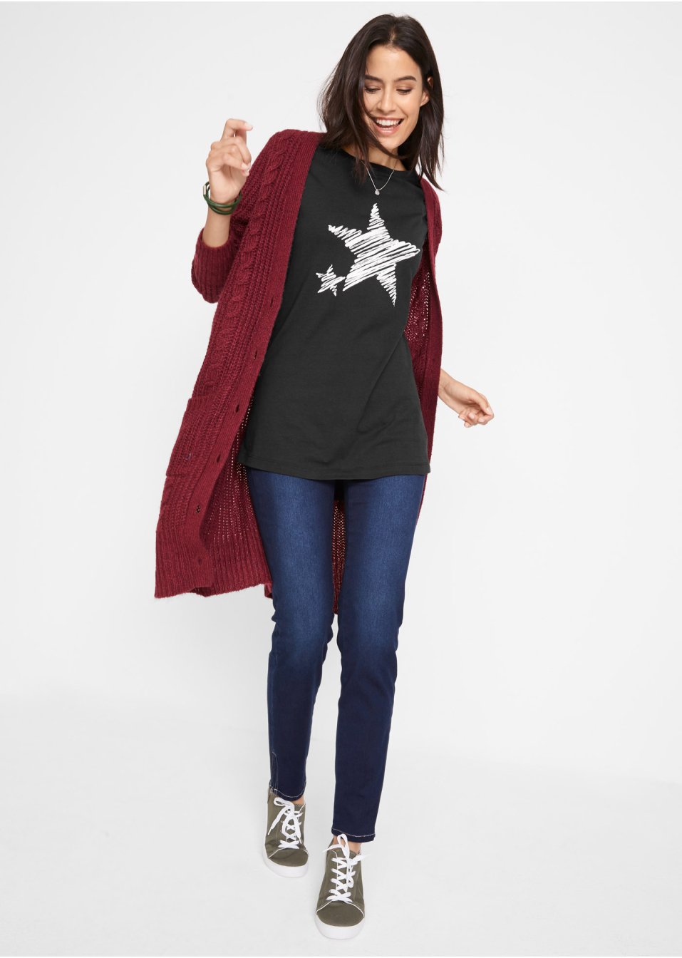 T-shirt long à manches longues