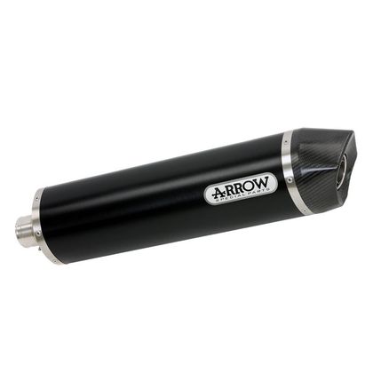 Silencieux Arrow Maxi Race tech embout carbone - Noir
