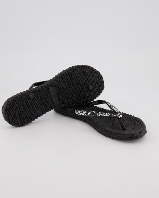 Ilse Jacobsen Cheerful03G Pantoletten in Schwarz