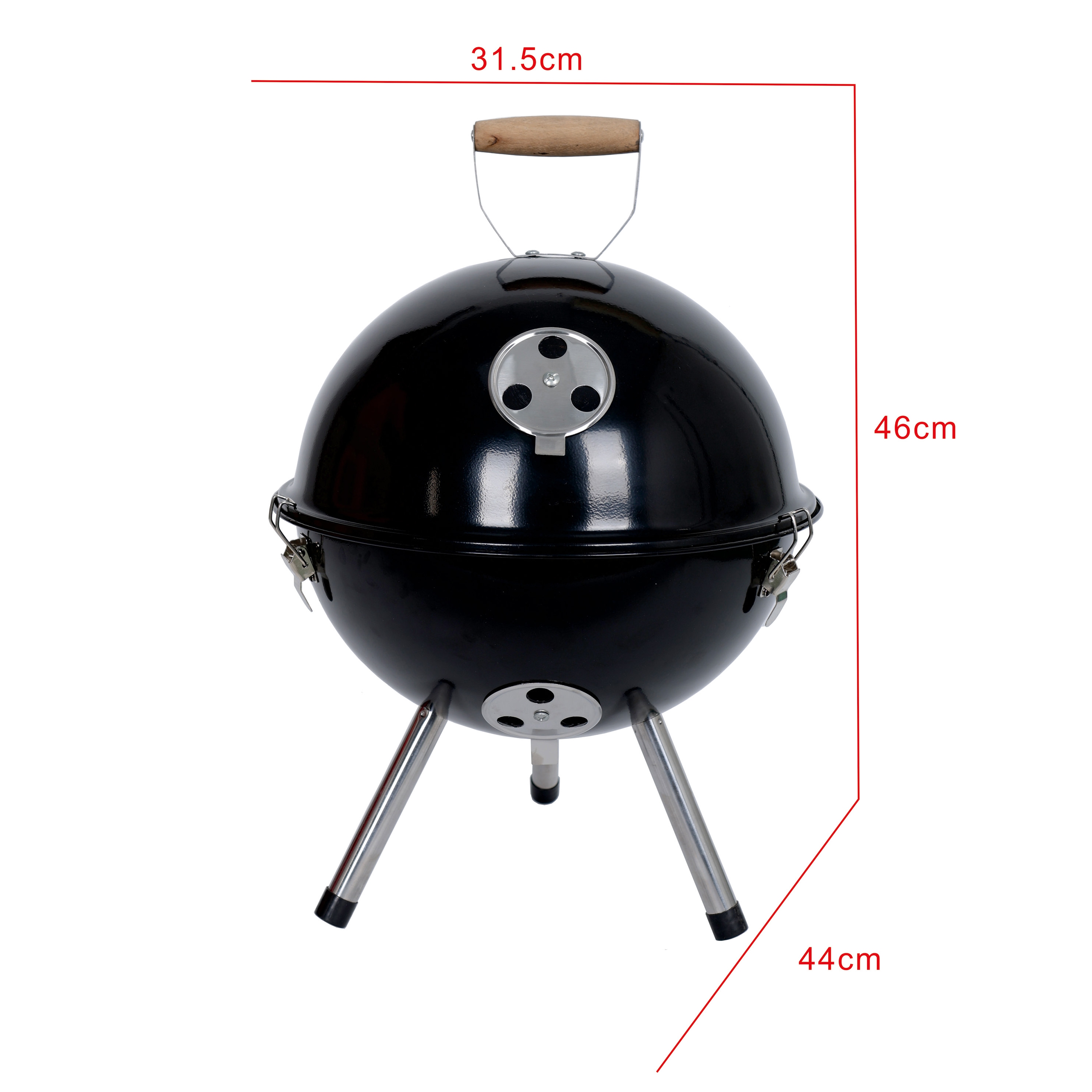 Holzkohlegrill Kugelgrill ELDI