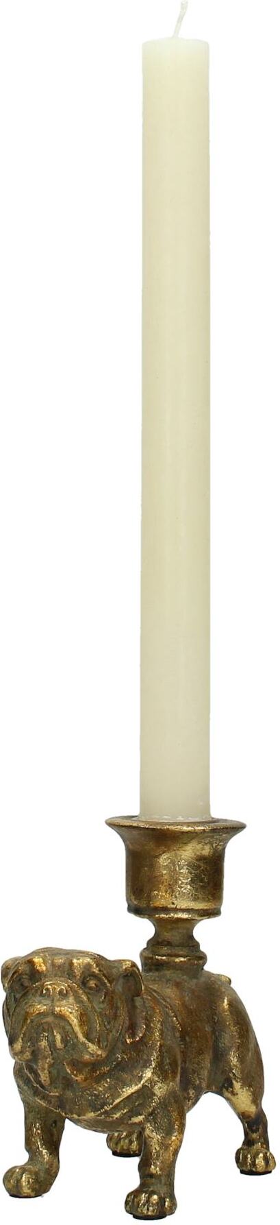 HD Collection kandelaar Zoo goud 12 x 6,5 x 11,2 cm
