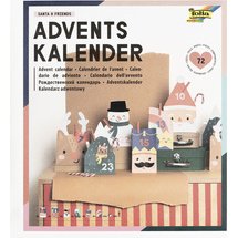 Calendrier de l'Avent SANTA & FRIENDS, 72 pièces
