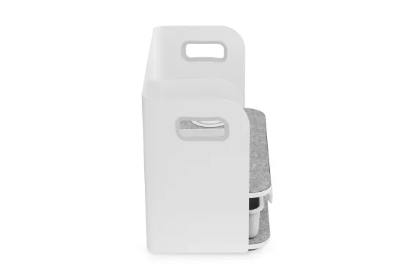DIGITUS Organiser med QI-oplader 22x40x29cm hvid