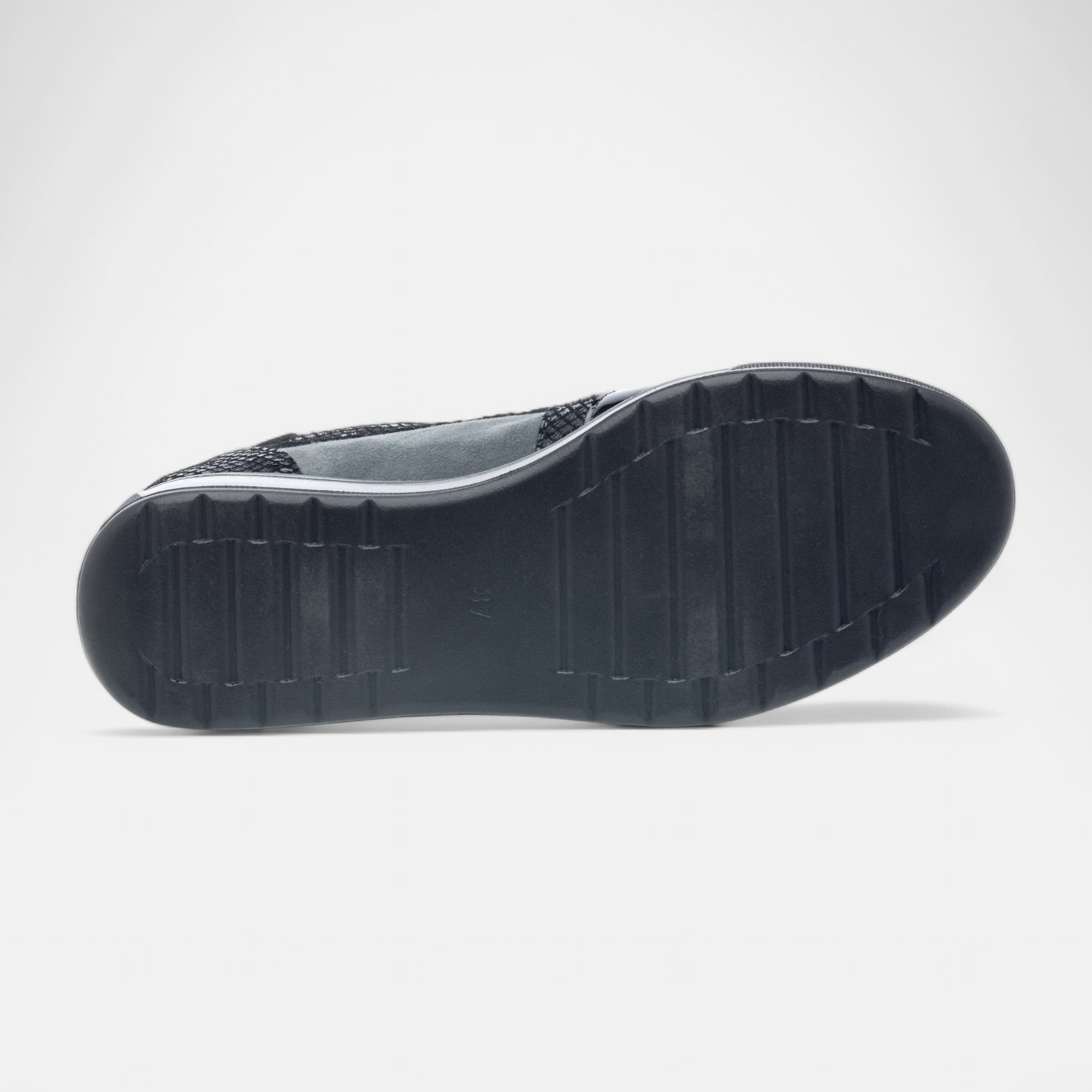 Derbies pieds sensibles Femme en cuir noir