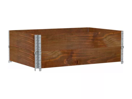 Jardinière bac lit surélevé bois marron 120 x 80 x 41 cm 02_0037410