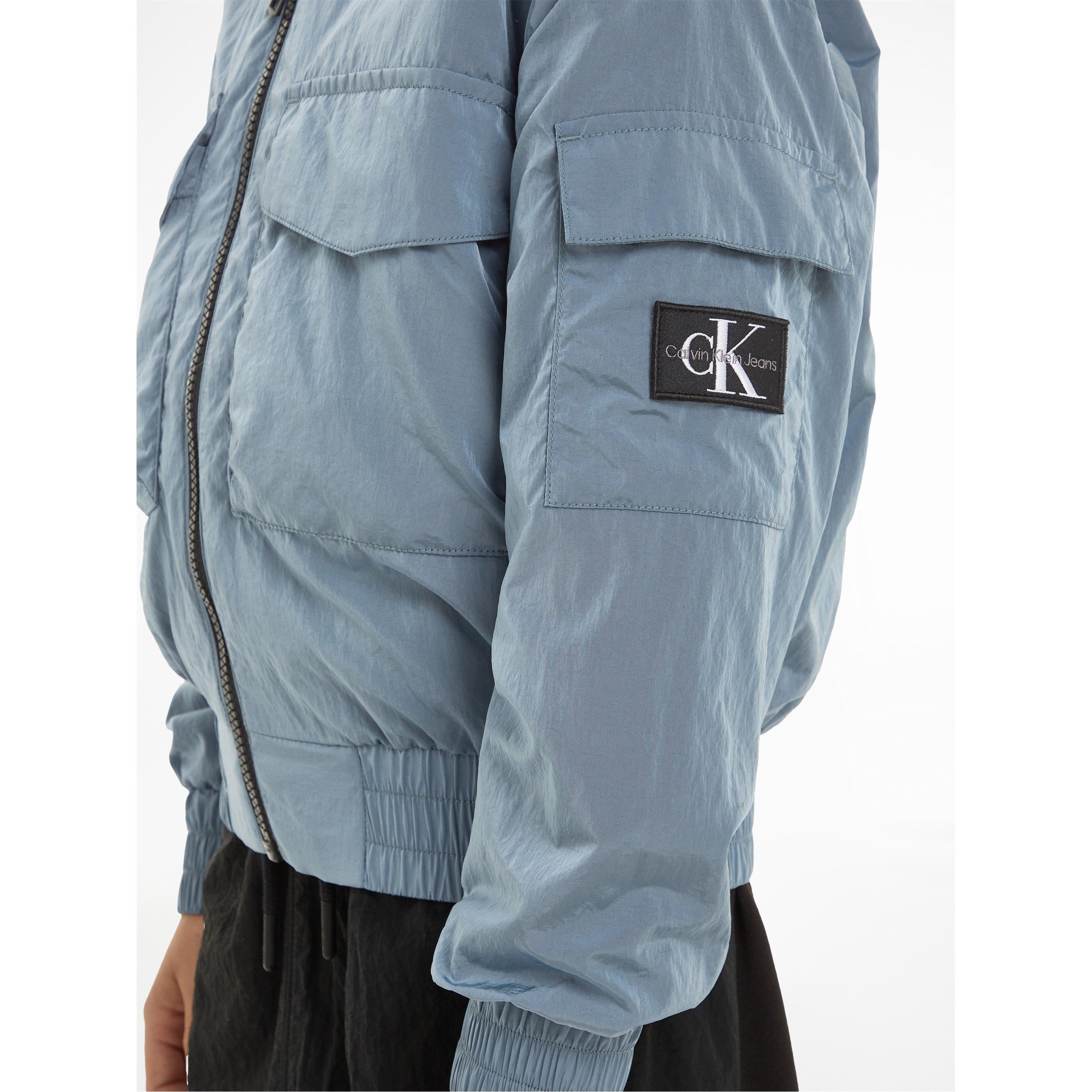 Calvin Klein Jeans STRUCTURED NYLON ZIPPED BOMBER