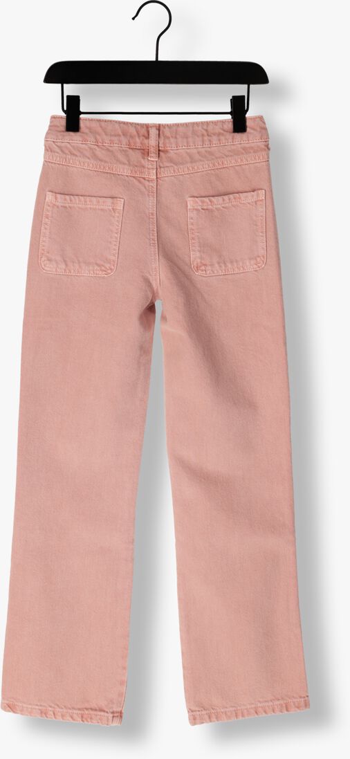LIKE FLO roze like flo wide jeans wide leg denim with embroidery