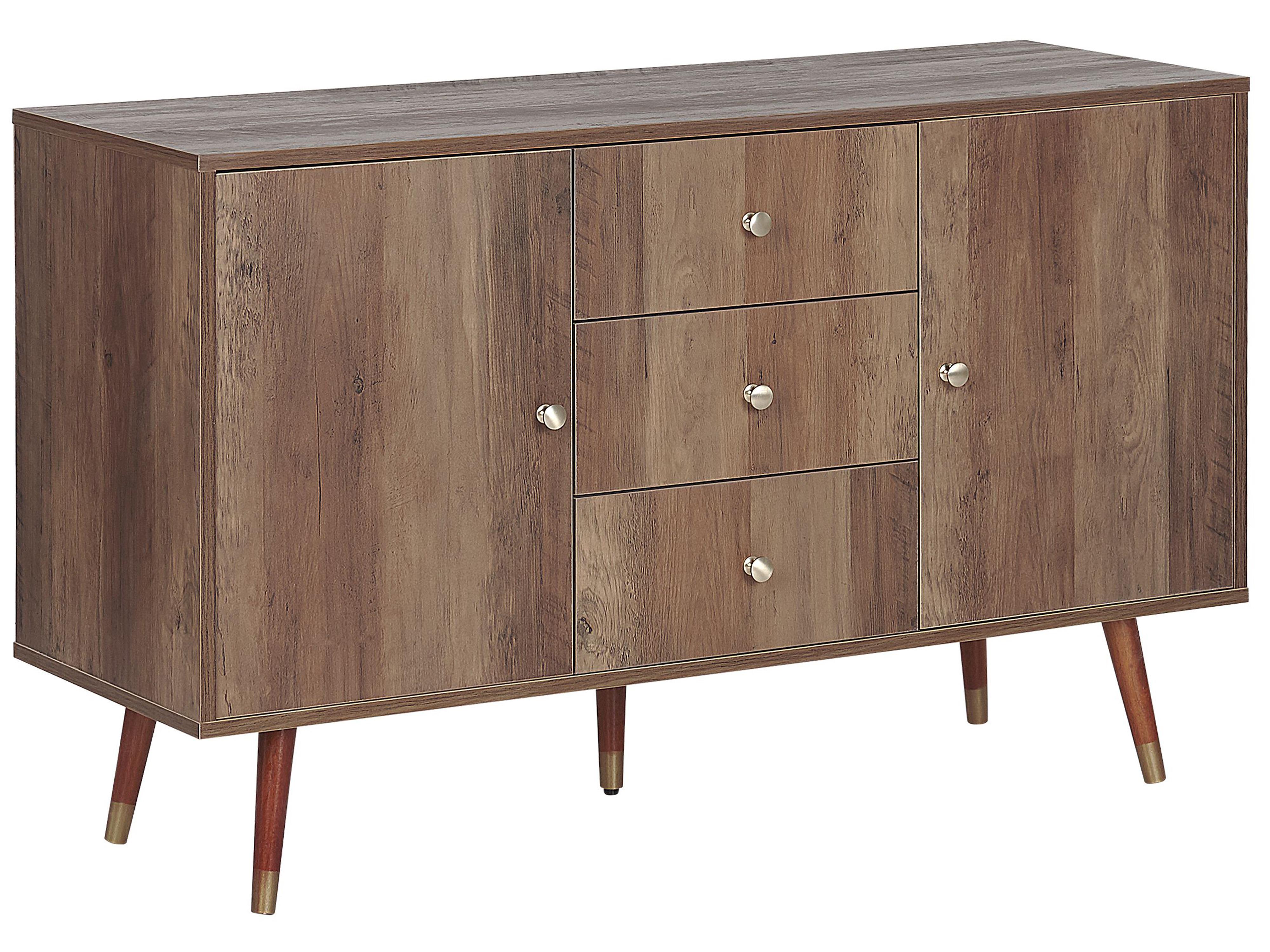 Dressoir met 2 deuren ULIKA Donkerbruin