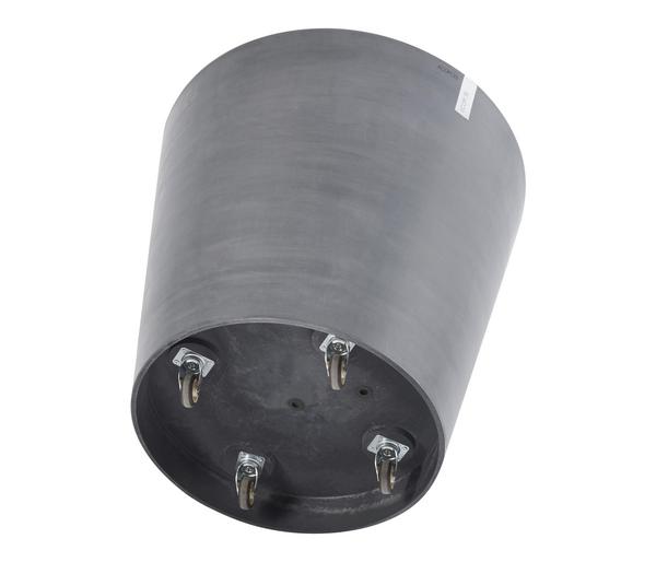 Ecopots Kunststoff-Topf Amsterdam mit Rollen,