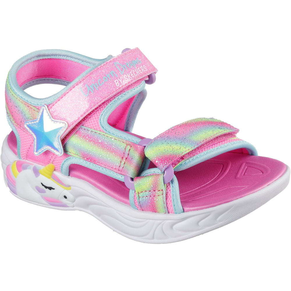 Køb Skechers Pink Unicorn Dreams Sandal