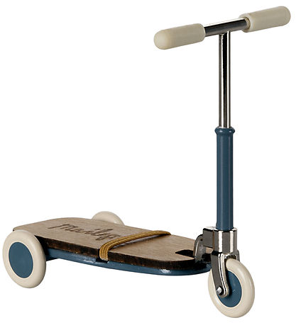 Maileg Miniatur Tretroller - Maus - Blau