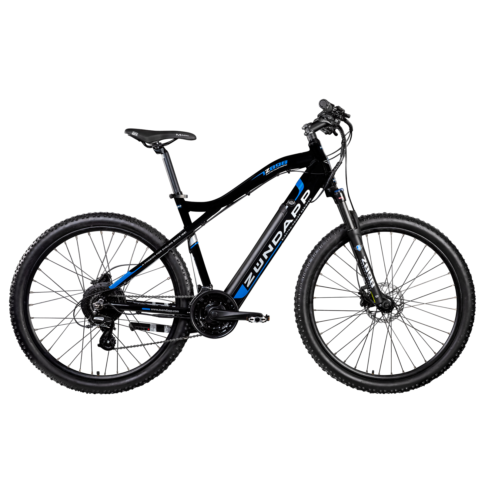 ZÜNDAPP E-Mountainbike Z898 - schwarz-blau - 27,5