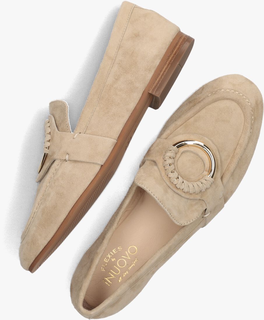 INUOVO beige inuovo loafers b02003