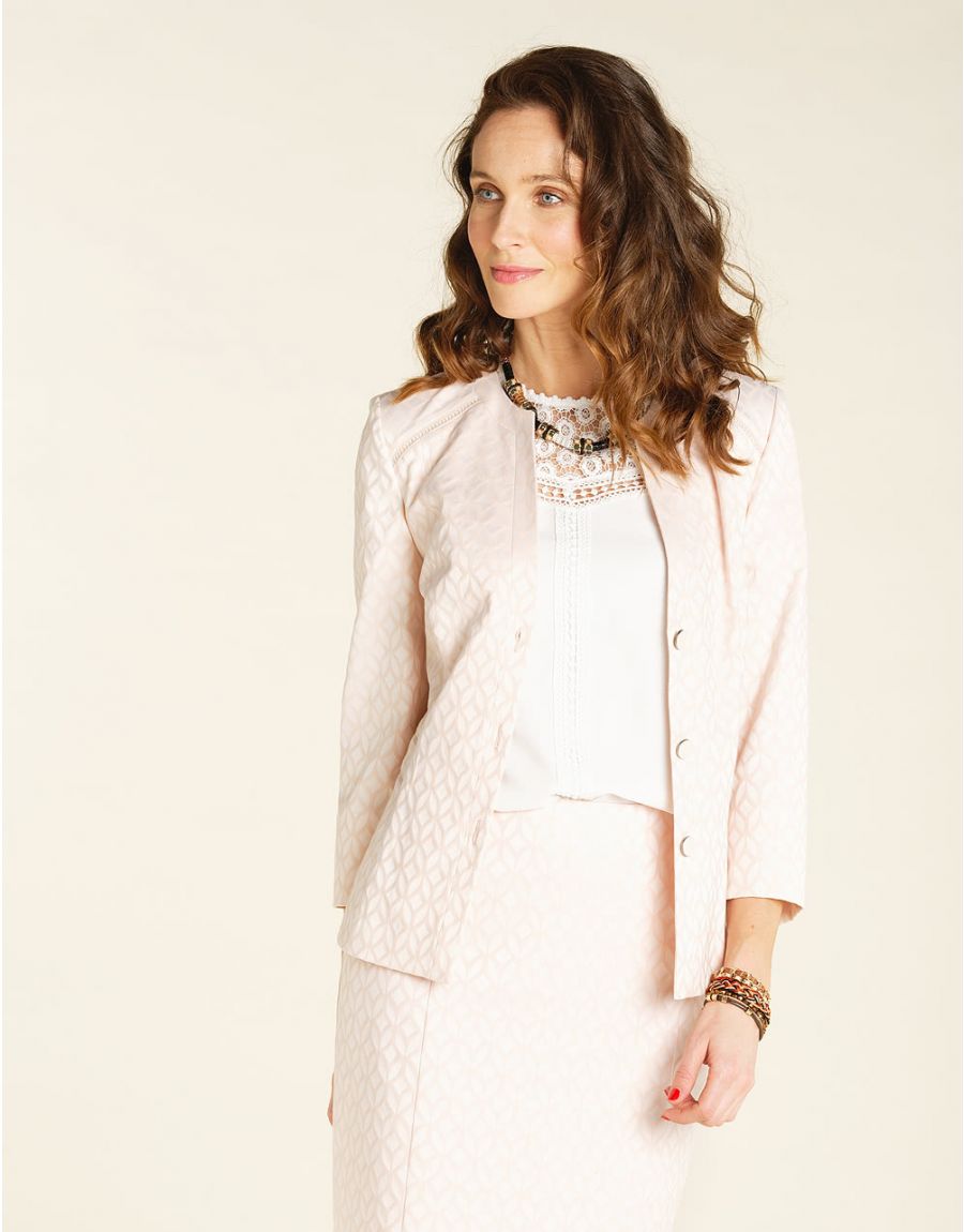 Veste chic rose