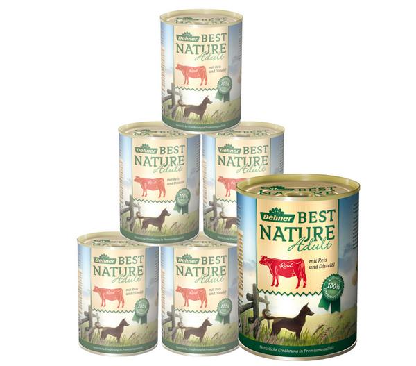 Dehner Best Nature Nassfutter für Hunde Adult