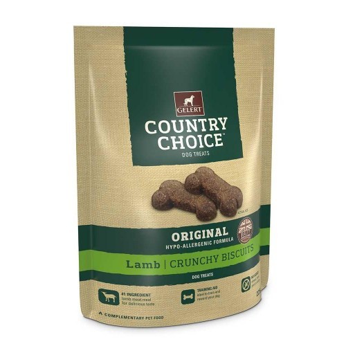 Petiscos Country Choice para Cães, Sabor Cordeiro